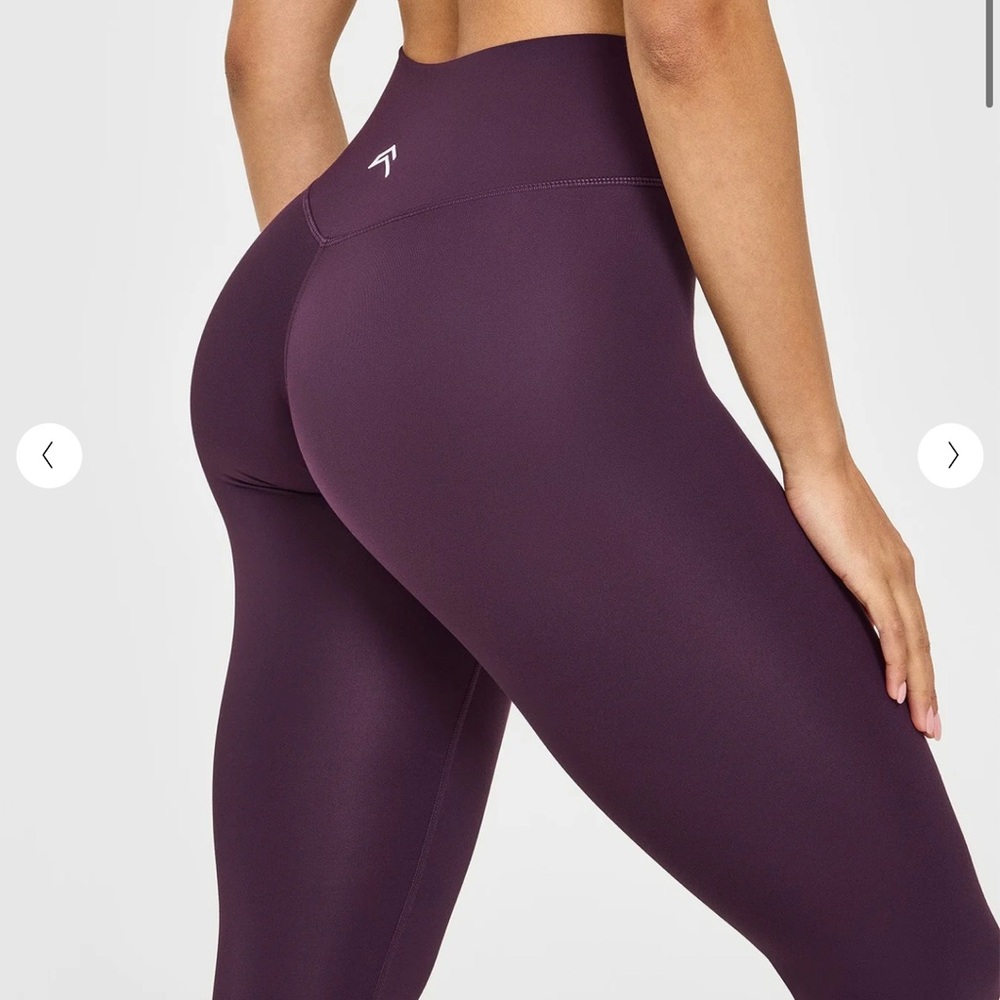 Purple High-Waisted Leggings